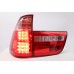 BMW X5 E53 98-02 Red Clear LED Tail Lamp